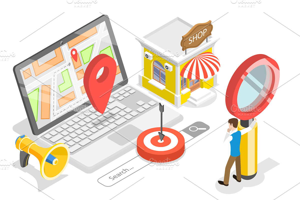 Digital Marketing Set 01, an Illustration by AndriiStore (Photo 10 of 10)