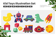 Toys Illustration, an Education Illustration by erifqizeicon (Thumbnail 1 of 3)