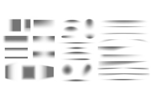 Box shadow effects. Square and, an Illustration by Frogella