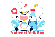 11 World Milk Day Illustration, a Food Illustration by denayunebgt (Thumbnail 4 of 5)
