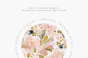 Pastel Floral Seamless Pattern PNG, a Pattern Graphic by Pati Charm Studio (Thumbnail 4 of 7)