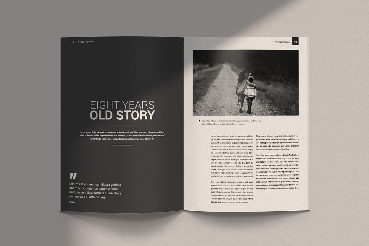 Prodigy Magazine, a Magazine Template by Bokuto (Photo 4 of 8)