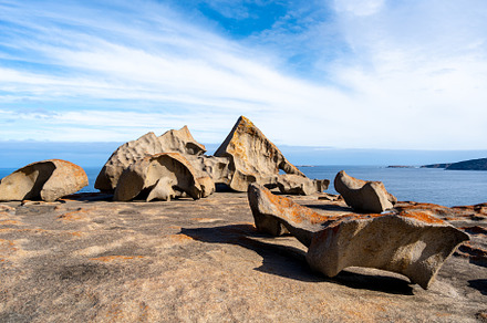 Remarkable Rocks in Flinders Chase National Park, Kangaroo Islan