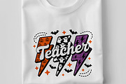 Lightning Teacher Ghost Boo Pumpkin, a Seasonal Illustration by Unique Design Team (Thumbnail 1 of 7)