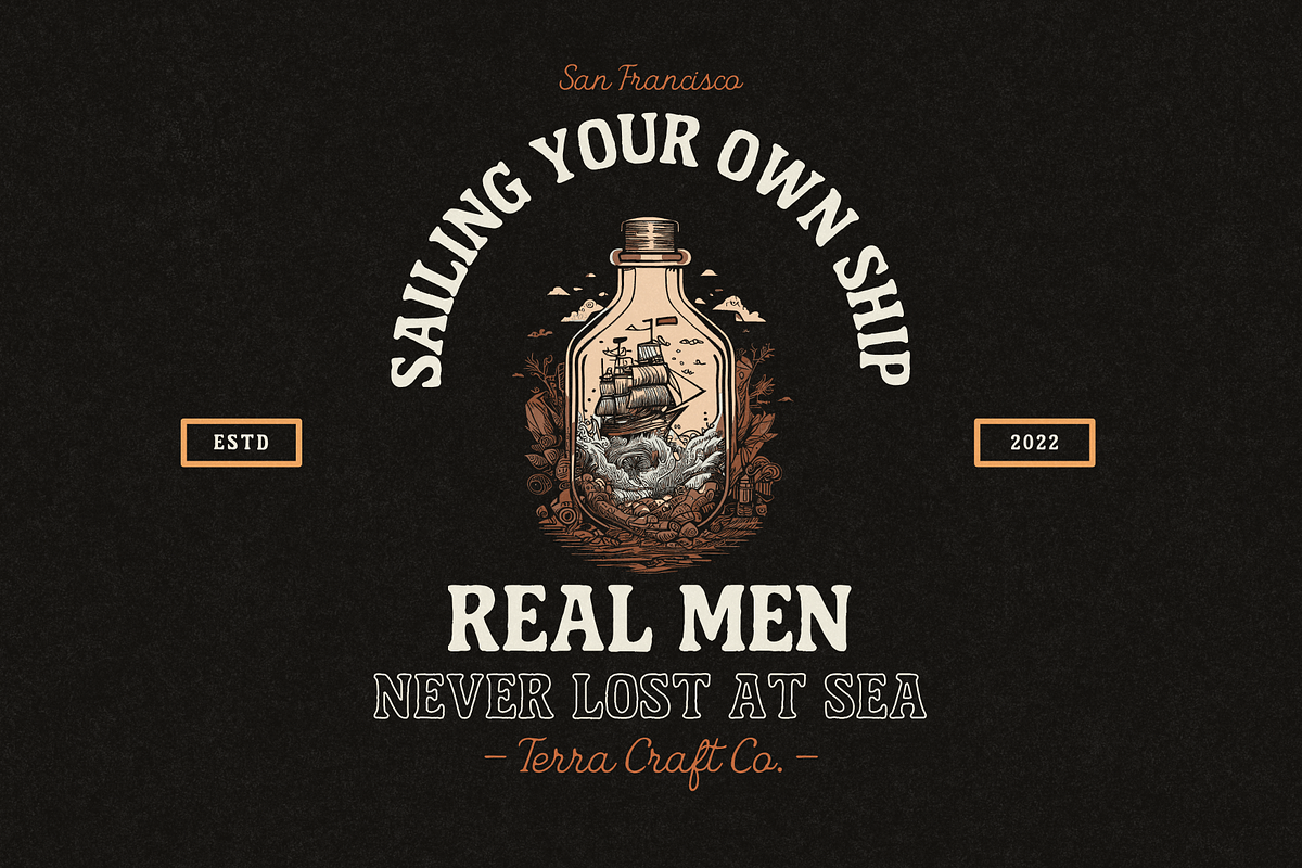 Terra Craft – Serif & Script Duo, a Script Font by Creacy Studio (Photo 4 of 11)