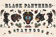 Black panthers tattoo, a Background Graphic by intueri (Thumbnail 1 of 12)