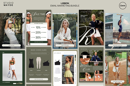 LISBON | Email Marketing Bundle, an Email Template by Studio Mayde