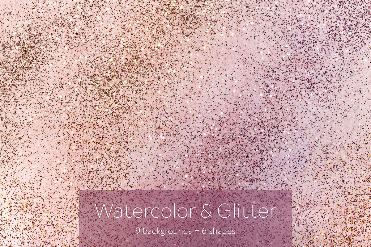 Watercolor & Glitter, a Texture Graphic by SurfaceStories (Photo 1 of 7)