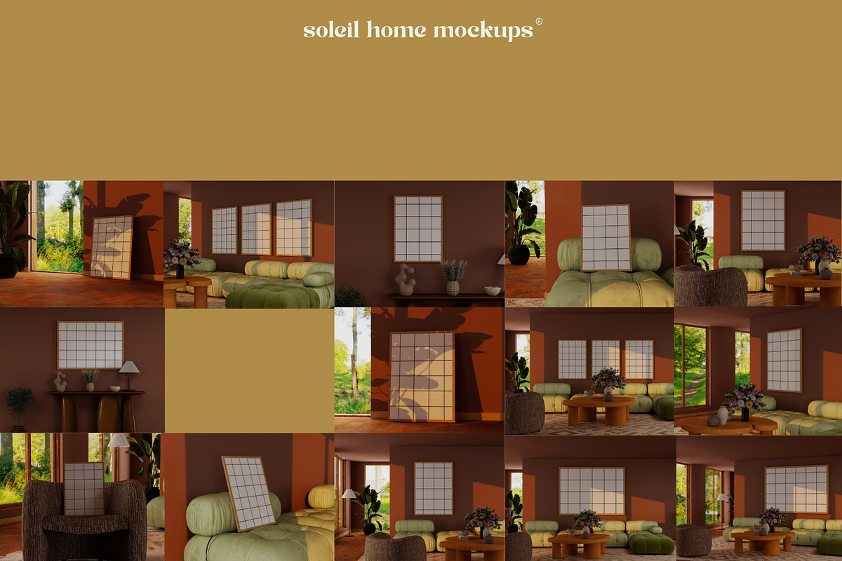 OLIVE | Warm Frame Mockup Set, a Household Mockup by SoleilHomeMockups (Photo 11 of 11)