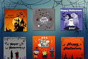 Spooky & Stylish Halloween Cards Set, a Card Template by WynterLife Studio (Thumbnail 3 of 3)