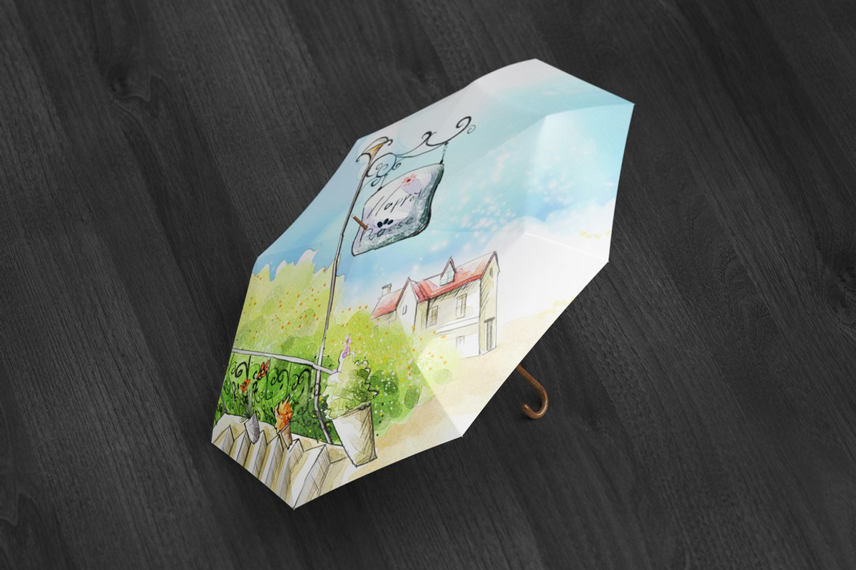 Umbrella Mock-Up, an Advertising Mockup by MassDream (Photo 4 of 11)