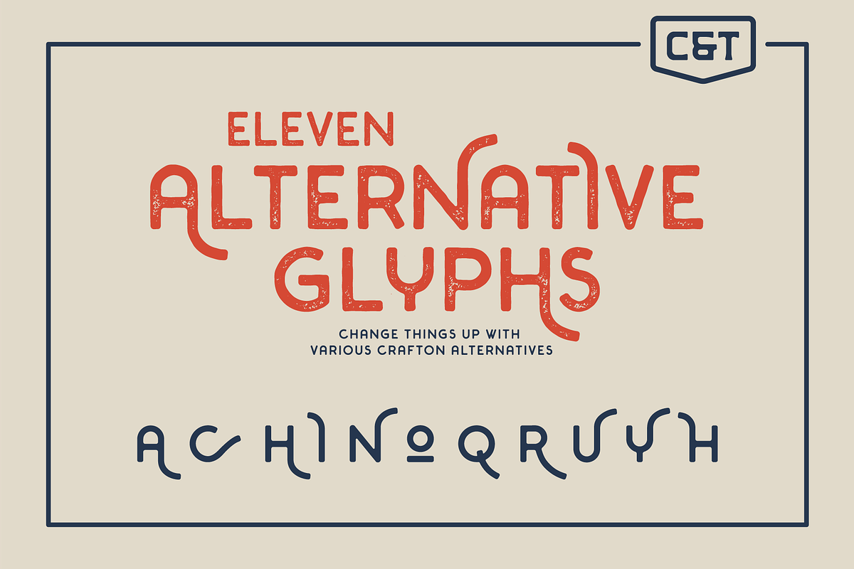 Crafton - Type Family, a Sans Serif Font by Camber & Type (Photo 3 of 7)