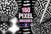 Procreate Pixel texture brushes, a Brush Add-On by Revabrush (Thumbnail 1 of 7)
