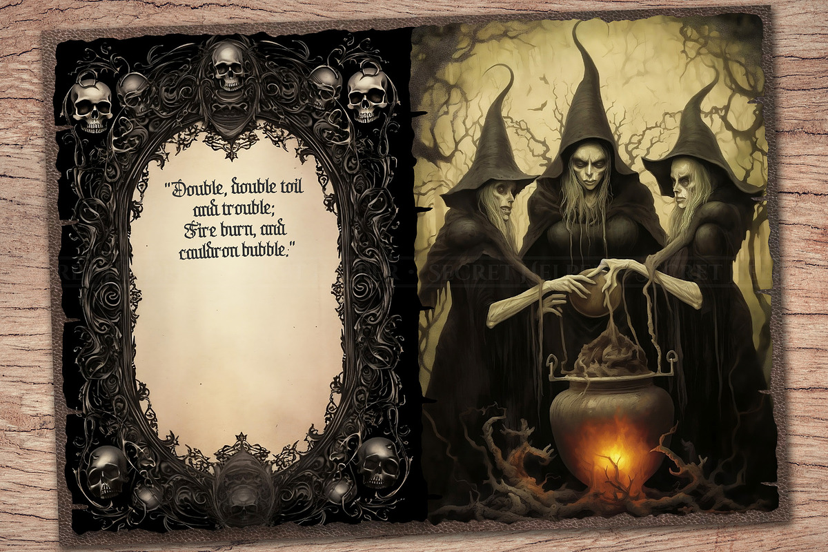 Macbeth Scrapbook Kit, a Person Illustration by Secret Helper (Photo 5 of 8)