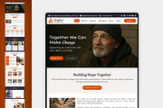 Homeless Shelter / Volunteer Website, a Wix Template by Kitteeh (Thumbnail 2 of 12)
