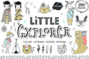 LITTLE EXPLORER, an Animal Illustration by Oksana Stepova (Thumbnail 1 of 13)