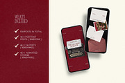 Burgundy Instagram Template, a Social Media Template by Row Creative (Thumbnail 2 of 10)