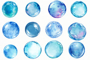 Summer Sea Underwater Bubbles Clipar, an Illustration by Designworld (Thumbnail 2 of 7)