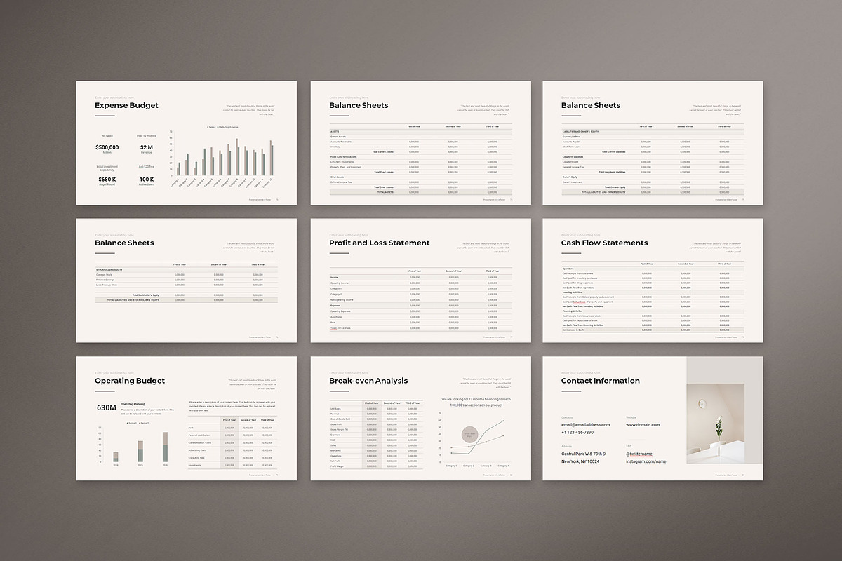 Business Plan Presentation Template, a Presentation Template by CreativityForest (Photo 12 of 13)