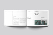 Brand Guidelines Template Landscape, a Brochure Template by DesignCrest (Thumbnail 7 of 21)