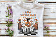 Fall Coffee Club Spooky Season PNG, an Illustration by CraftArtStudio (Thumbnail 3 of 4)