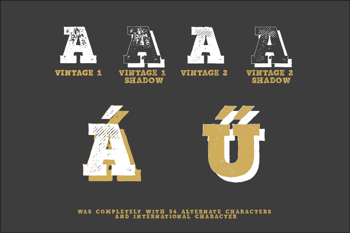 Authentic Vintage Fonts Bundle, a Font by Ryan Prasetya (Photo 5 of 8)