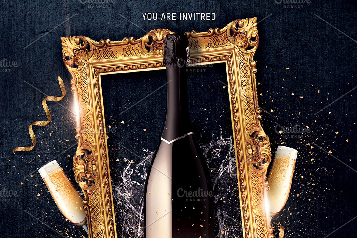 Birthday Party Flyer, a Flyer Template by Hotpin (Photo 3 of 3)