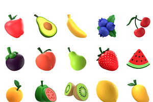 Fruits 3D Icon