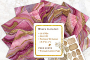 Blush Pink Agate Textures Scrapbooks, a Background Graphic by V Design Creator (Thumbnail 7 of 12)