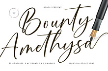 Bounty Amethysa Beautiful Script