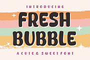 Fresh Bubble, a Slab Serif Font by Limited.studio (Thumbnail 1 of 6)