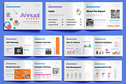 Business Annual Report Template, a Brochure Template by MightyDesign (Thumbnail 1 of 8)
