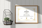 Certificate Template, a Stationery Template by ResumeDevisers (Thumbnail 4 of 6)