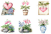 Shabby Chic Clipart, a Seasonal Illustration by Designking (Thumbnail 5 of 5)