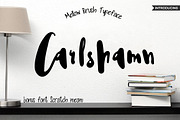 Carlshamn, a Sans Serif Font by Creamy Script (Thumbnail 1 of 4)