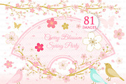 Cherry Blossom, Japanese Sakura, an Illustration by Mia's Graphic Design (Thumbnail 3 of 9)