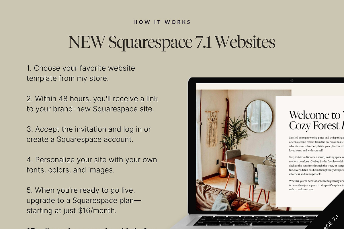 AirBnB Squarespace Website Template, a Squarespace Template by MartaLebre (Photo 8 of 10)