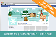 Christmas Facebook Timeline Covers, a Templates & Theme by land art (Thumbnail 2 of 9)