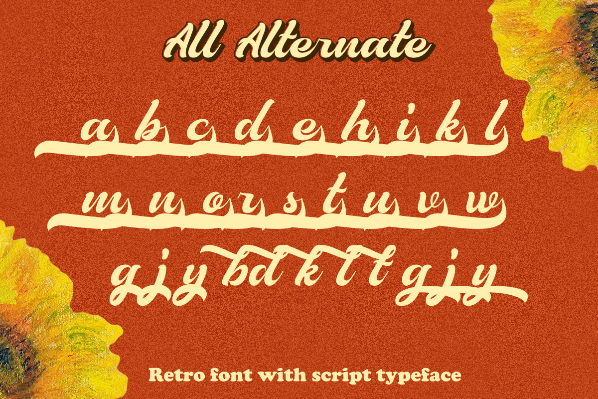 Kindan - Retro Font, a Handwritten Font by Pixel Picasso Studio (Photo 12 of 15)