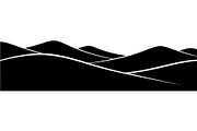 Minimal Landscape Silhouette, an Object Graphic by Designer_Momina (Thumbnail 17 of 19)