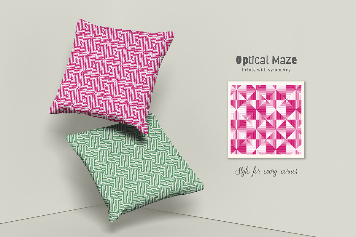 Optical Maze Prints & Patterns, a Pattern Graphic by GND ART STUDIO (Photo 7 of 8)