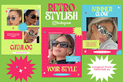 Retro Stylish Instagram, a Social Media Template by Andrew Skoch Design (Thumbnail 3 of 6)