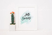 8x10 Portrait White Frame Mock up, a Print Template by Sweet Rain Studios (Thumbnail 2 of 2)