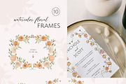 Peach BLOOM watercolor florals, a Decorative Illustration by Yuliia Lashevska (Thumbnail 4 of 14)