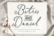 Betris & Daniel | Wedding Font, a Script Font by Ef Studio (Thumbnail 1 of 19)