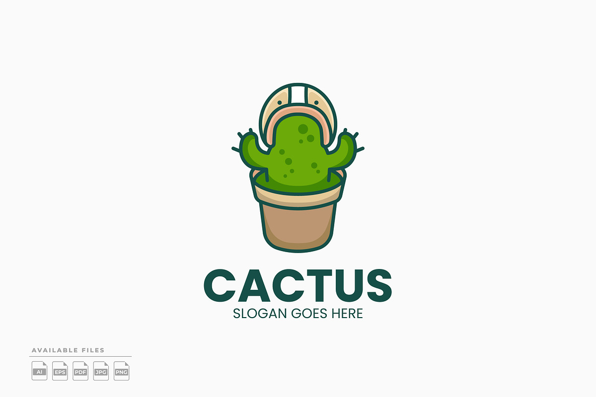 Cactus Logo, a Branding & Logo Template by Zeer Graphic