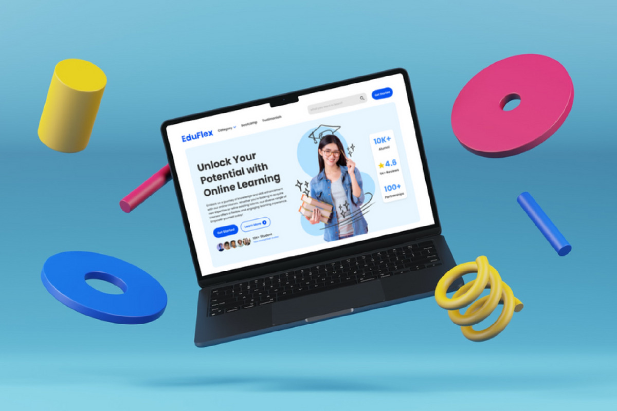 EduFlex - Online Course Landing Page, a Landing Page Template by twinstd (Photo 3 of 5)