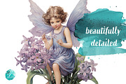 Vintage Style Spring Fairies, a Person Illustration by Verdigris Studios (Thumbnail 4 of 4)