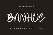 Banhoc, a Handwritten Font by Auliacreative (Thumbnail 1 of 3)