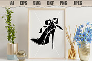 Stencil Stiletto Heels, a Decorative Illustration by MARYCRAFTIRIA (Thumbnail 3 of 3)